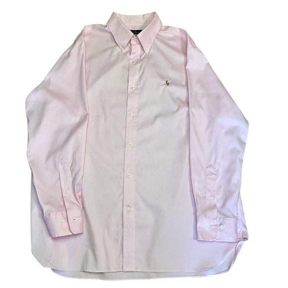 Ralph Lauren Classic Fit Pink Long Sleeve Shirt 
Size XL - Picture 1 of 8